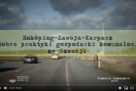 Film pod tytułem. ,,Dobre praktyki gospodarki komunalnej ze Szwecji"